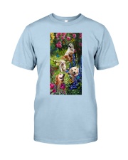 Golden retriever roses golden retriever lover Classic T-Shirt tile