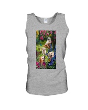 Golden retriever roses golden retriever lover Unisex Tank tile