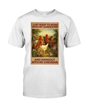 Chickens my garden chicken lovers Premium Fit Mens Tee tile