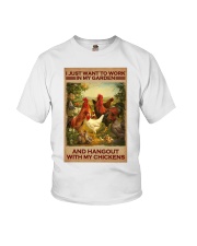 Chickens my garden chicken lovers Youth T-Shirt tile