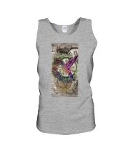 Hummingbird Vintage clock Gift for you Unisex Tank tile