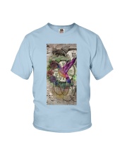 Hummingbird Vintage clock Gift for you Youth T-Shirt tile