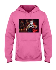 Shih tzu and Santa Christmas gift pine dog lover Hooded Sweatshirt tile