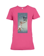 Tennis Focus on the good Gift for you Premium Fit Ladies Tee tile