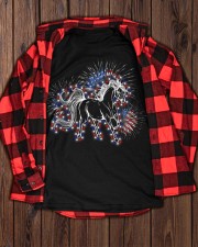 Horse flag fireworks horse lovers Classic T-Shirt apparel-classic-tshirt-lifestyle-front-162