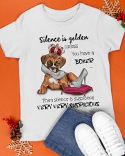 Boxer Silence is very suspicious Gift for you Classic T-Shirt apparel-classic-tshirt-lifestyle-front-83