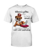 Boxer Silence is very suspicious Gift for you Classic T-Shirt front