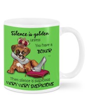 Boxer Silence is very suspicious Gift for you Mugs tile