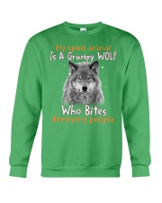 Wolf annoying people tjl Crewneck Sweatshirt tile