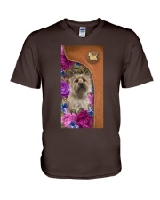 Cairn Terriers magical gift for dog mom V-Neck T-Shirt tile