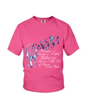Hummingbird because someone we love gift for you Youth T-Shirt tile