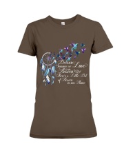 Hummingbird because someone we love gift for you Premium Fit Ladies Tee tile