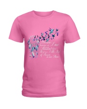 Hummingbird because someone we love gift for you Ladies T-Shirt tile