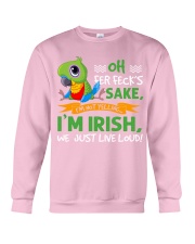 Parrot live loud gift for bird lover Crewneck Sweatshirt tile