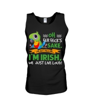 Parrot live loud gift for bird lover Unisex Tank tile