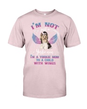 Yorkshire terrier a child with wings yorkie lovers Premium Fit Mens Tee tile