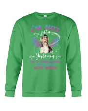 Yorkshire terrier a child with wings yorkie lovers Crewneck Sweatshirt tile