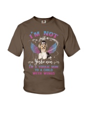 Yorkshire terrier a child with wings yorkie lovers Youth T-Shirt tile