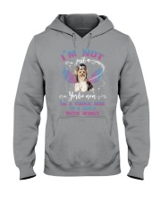 Yorkshire terrier a child with wings yorkie lovers Hooded Sweatshirt tile