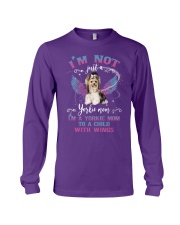 Yorkshire terrier a child with wings yorkie lovers Long Sleeve Tee tile
