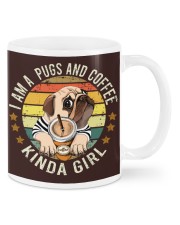 Pug and Coffee Kinda girl Gift for you Mugs tile