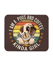 Pug and Coffee Kinda girl Gift for you Mousepad tile