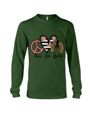 Peace love breathe gift for you Long Sleeve Tee tile