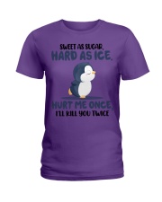 Penguin heart me once penguin lovers Ladies T-Shirt tile