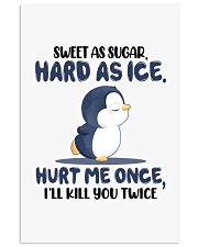 Penguin heart me once penguin lovers Vertical Poster tile