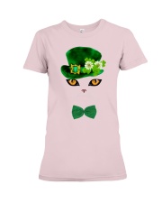 Cat patrick face cat lover cat mom Premium Fit Ladies Tee tile