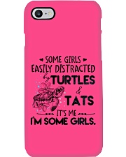 Turtle easily distracted turtle lovers Phone Case tile
