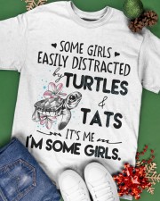 Turtle easily distracted turtle lovers Classic T-Shirt apparel-classic-tshirt-lifestyle-back-69