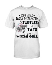 Turtle easily distracted turtle lovers Classic T-Shirt front