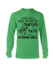 Turtle easily distracted turtle lovers Long Sleeve Tee tile