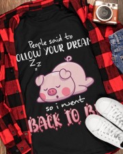 Pig Follow your dream Gift for U Classic T-Shirt apparel-classic-tshirt-lifestyle-front-163