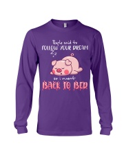 Pig Follow your dream Gift for U Long Sleeve Tee tile
