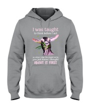 Goat thought about it first goat lovers Hooded Sweatshirt tile