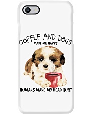 ShihTzu And Coffee make me happy Gift for you Phone Case tile