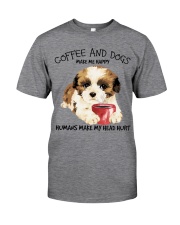 ShihTzu And Coffee make me happy Gift for you Classic T-Shirt front