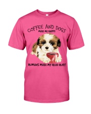 ShihTzu And Coffee make me happy Gift for you Classic T-Shirt tile