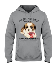 ShihTzu And Coffee make me happy Gift for you Hooded Sweatshirt tile