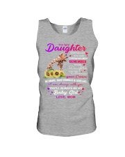 Giraffe to my daughter gift for giraffe lovers Unisex Tank tile