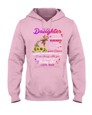 Giraffe to my daughter gift for giraffe lovers Hooded Sweatshirt tile
