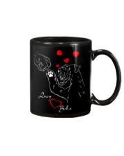 Schnauzer heart to heart dog lover personalized Mug tile
