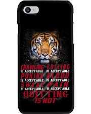 Tiger quitting is not tiger lovers Phone Case tile