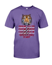 Tiger quitting is not tiger lovers Premium Fit Mens Tee tile