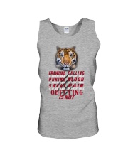 Tiger quitting is not tiger lovers Unisex Tank tile