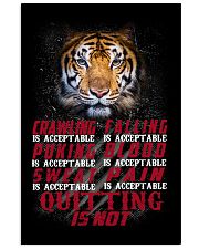 Tiger quitting is not tiger lovers Vertical Poster tile