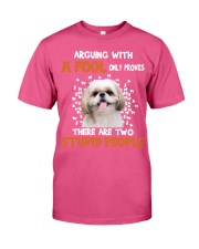 Shih Tzu Don't argue with a fool gift for you Premium Fit Mens Tee tile