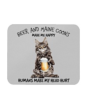 Maine Coons And Beer make me happy Gift for you Mousepad tile
